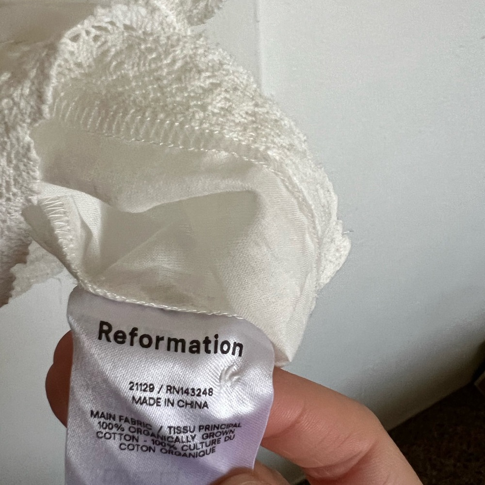 Reformation Cream Elastic Top - Picture 5 of 5